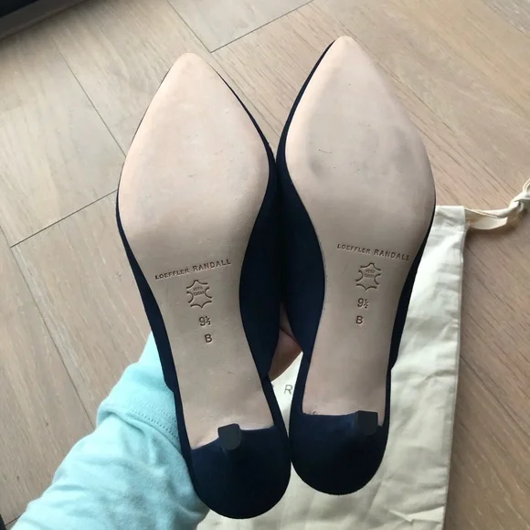 Loeffler Randall Navy Blue Women's Shoes - Picture 5 of 10